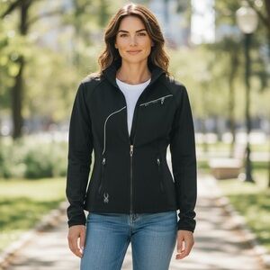 Spyder Black Ski Jacket S/P